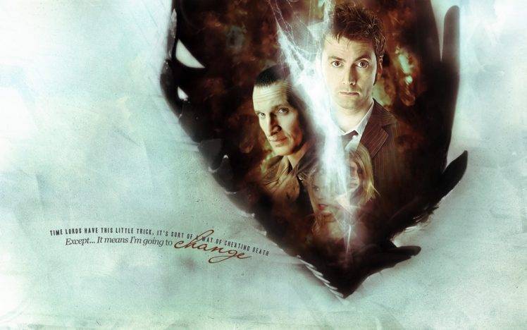 Doctor Who, The Doctor, TARDIS, Christopher Eccleston, David Tennant, Billie Piper, Tenth Doctor, Quote, Rose Tyler HD Wallpaper Desktop Background