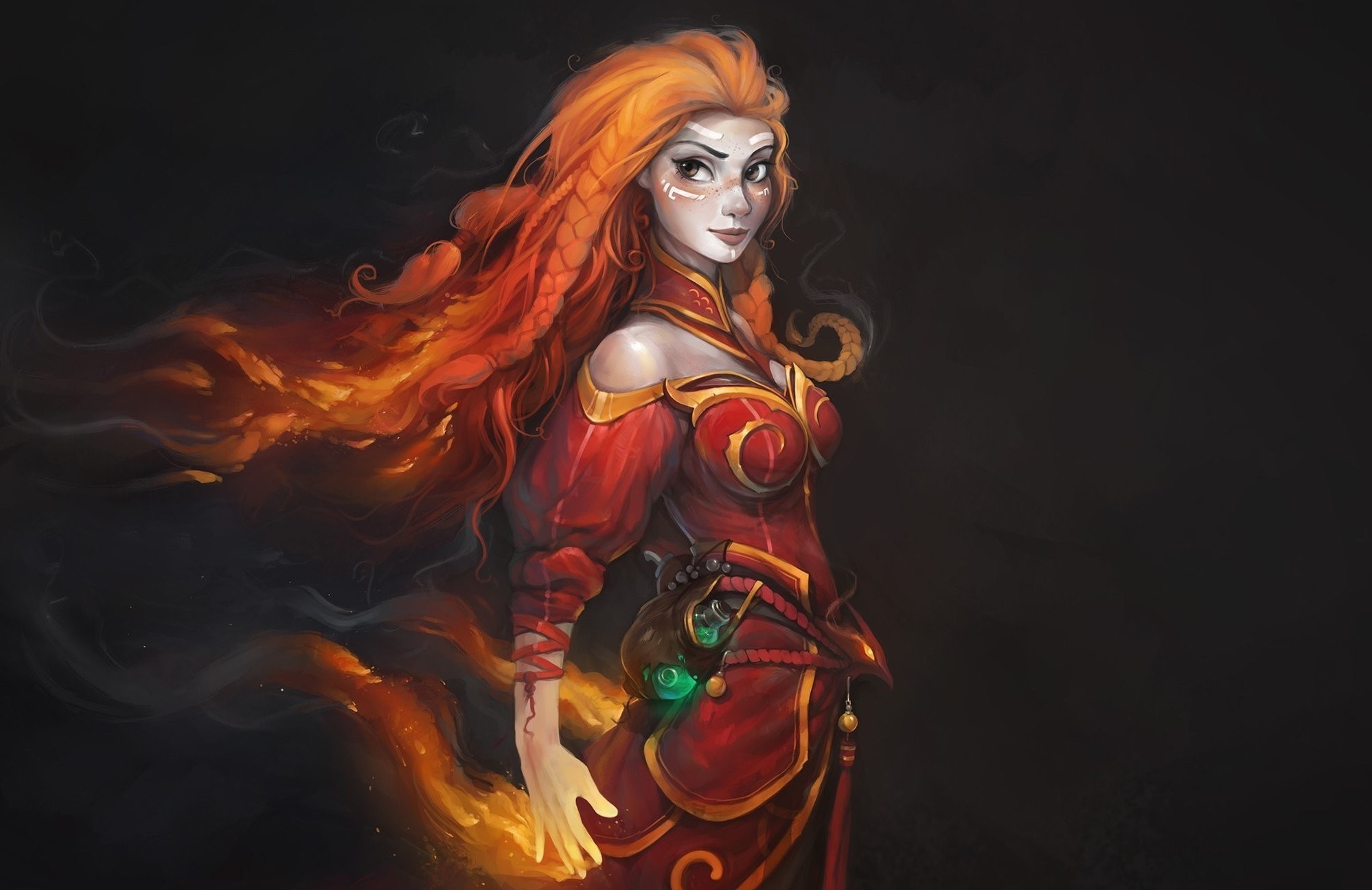 Lina, Dota 2, Lina Inverse Wallpapers HD / Desktop and Mobile Backgrounds