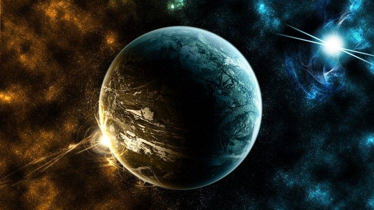 planet, Space Art HD Wallpaper Desktop Background