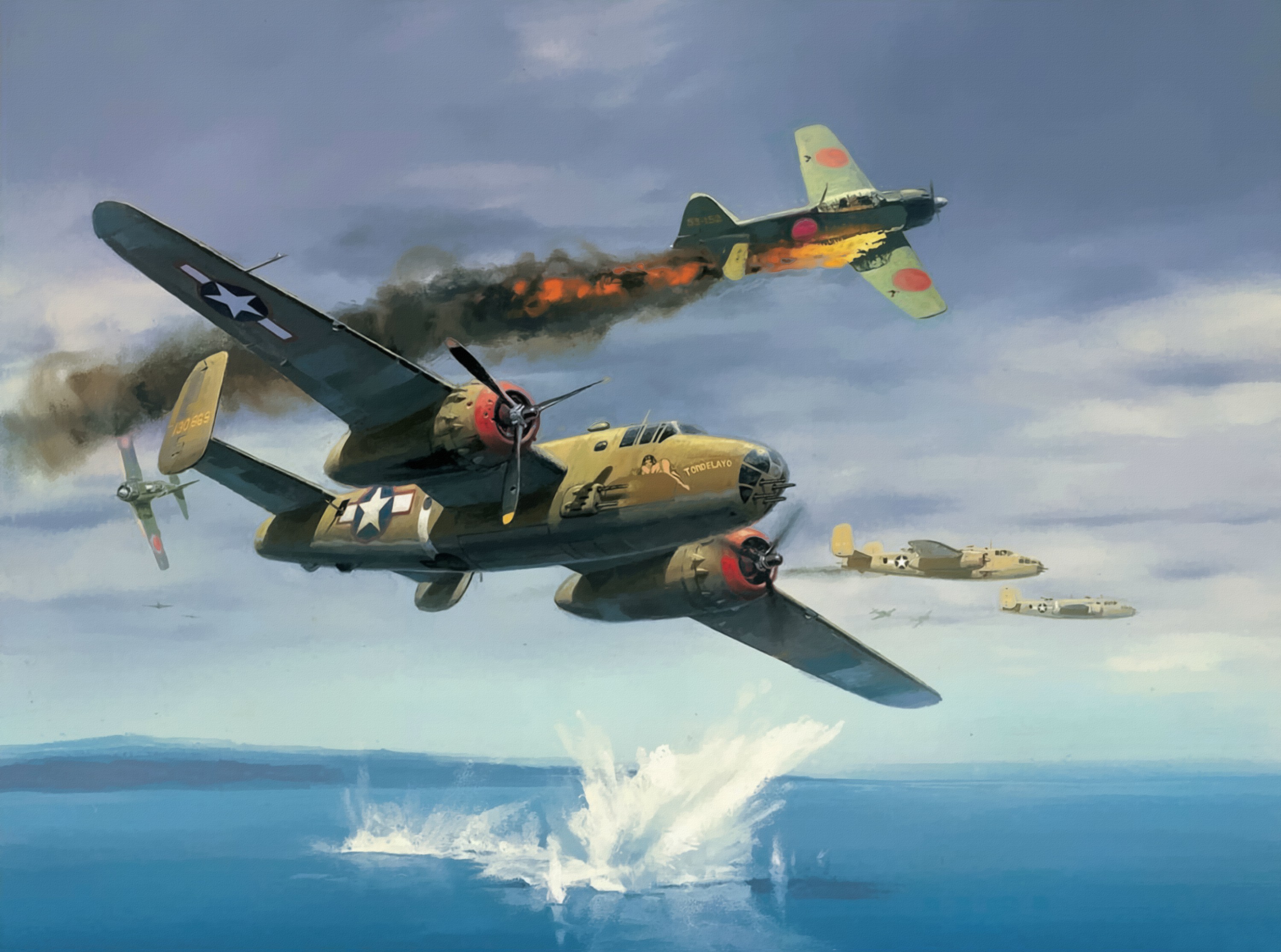 military Aircraft, Aircraft, World War II, Mitchell, B 25 Wallpapers HD ...
