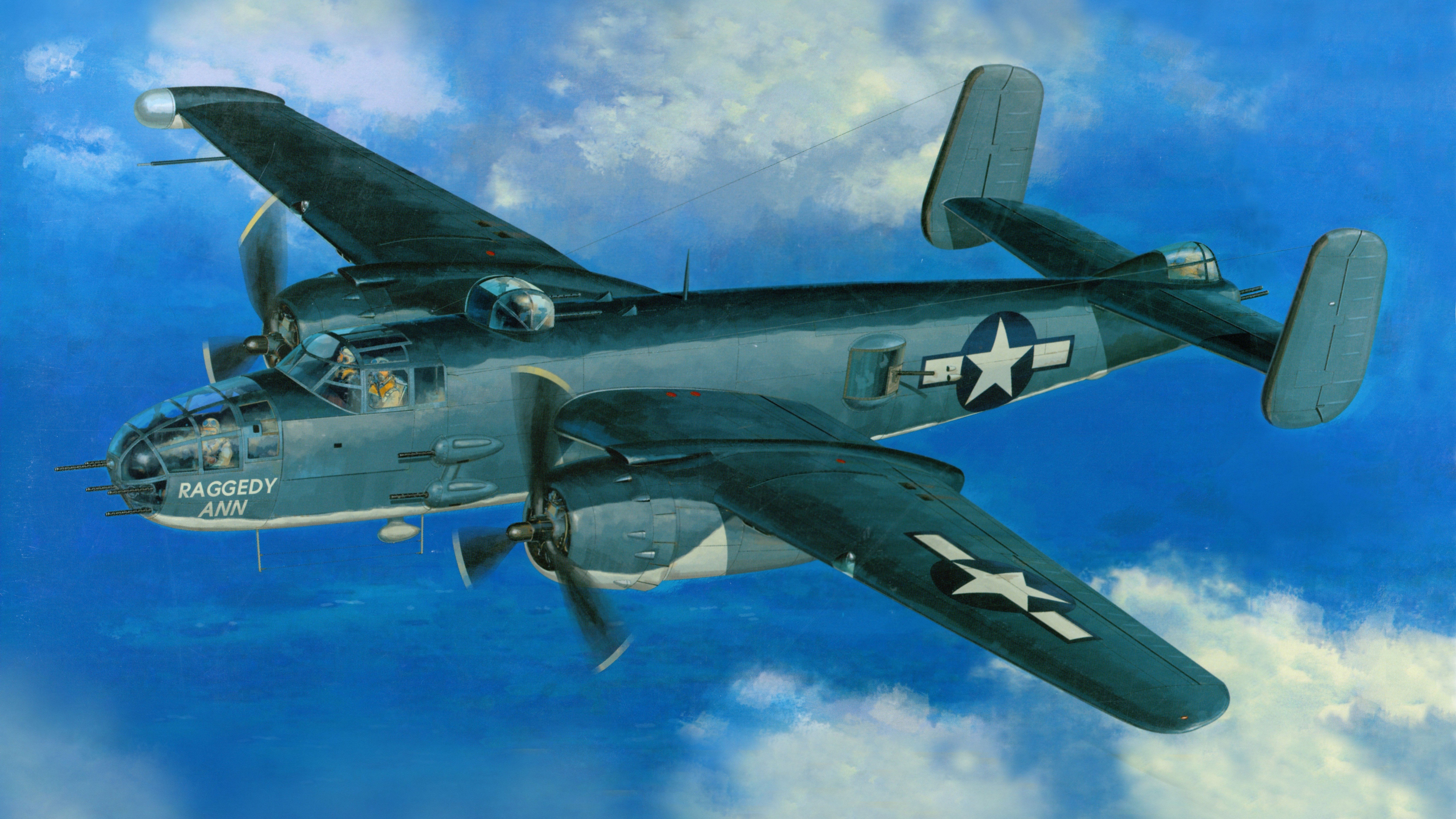 military Aircraft, Aircraft, World War II, Mitchell, B 25 Wallpaper