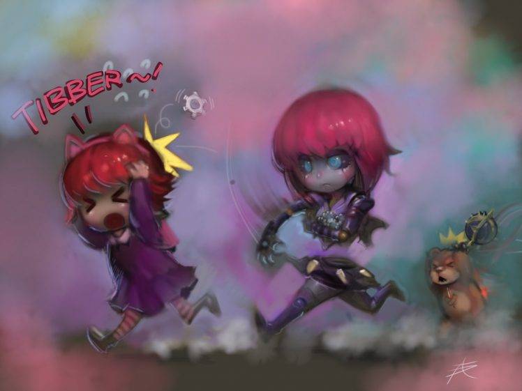 League Of Legends, Annie, Orianna, Tibbers HD Wallpaper Desktop Background