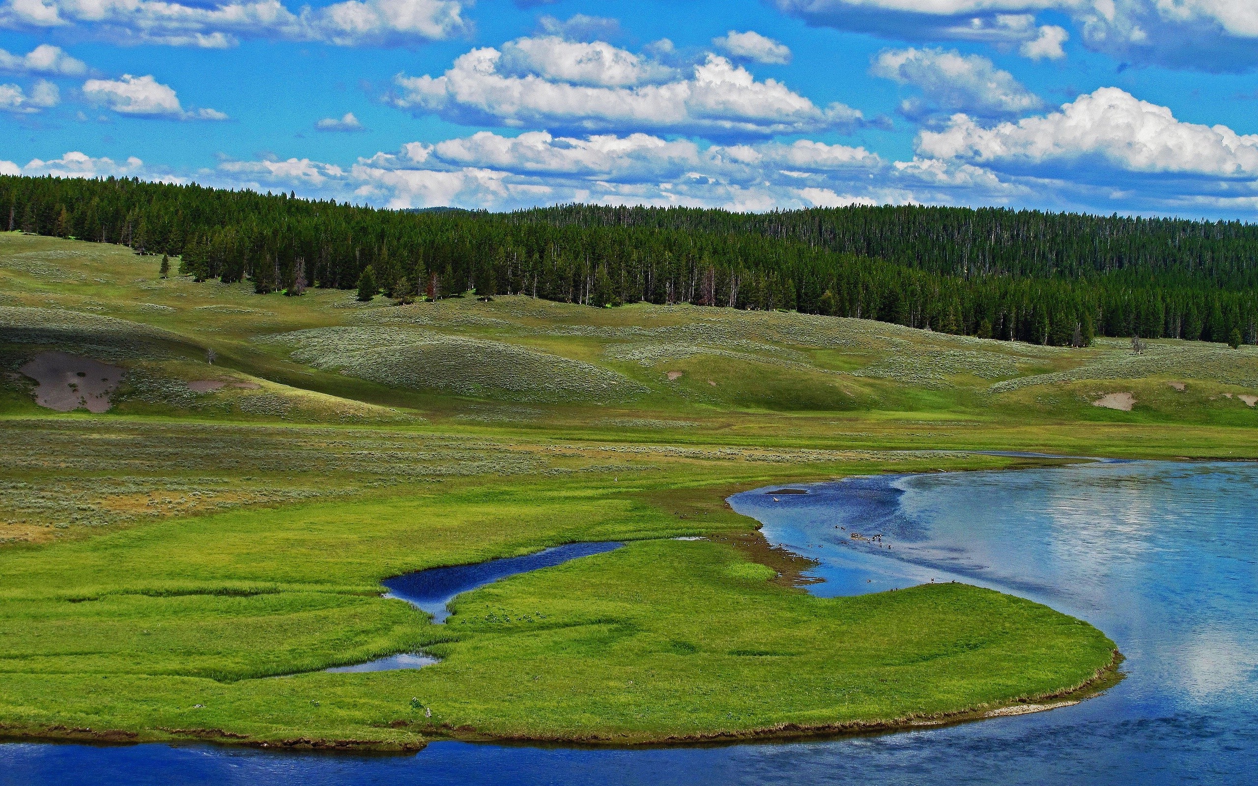 landscape, River Wallpaper