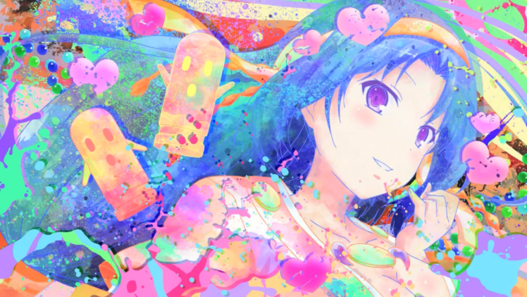 Invaders Of Rokujouma, Anime, Anime Girls, Colorful, Kiriha Kurano, Artwork, Rokujouma No Shinryakusha HD Wallpaper Desktop Background