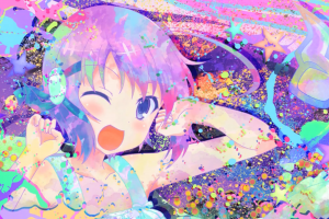 Invaders Of Rokujouma, Anime, Anime Girls, Colorful, Sanae Higashihongan