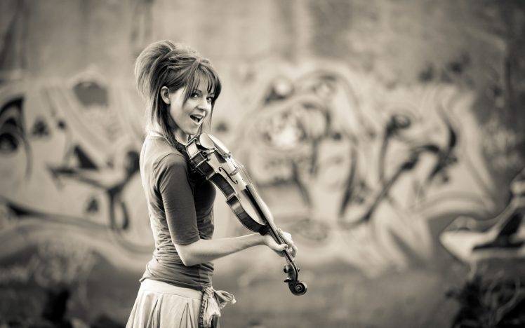 Lindsey Stirling, Women, Violin HD Wallpaper Desktop Background