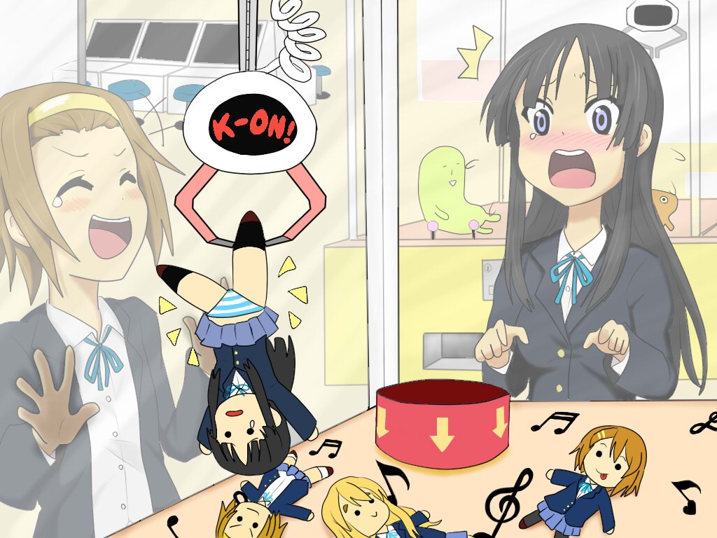 K ON!, Anime Girls, Akiyama Mio, Tainaka Ritsu Wallpaper