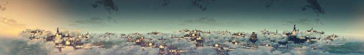 BioShock Infinite, Colombia, Artwork, Video Games, Clouds, City, BioShock HD Wallpaper Desktop Background