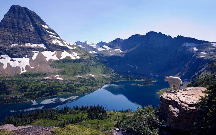 nature, Mountain, Lake, Reflection, Landscape HD Wallpaper Desktop Background
