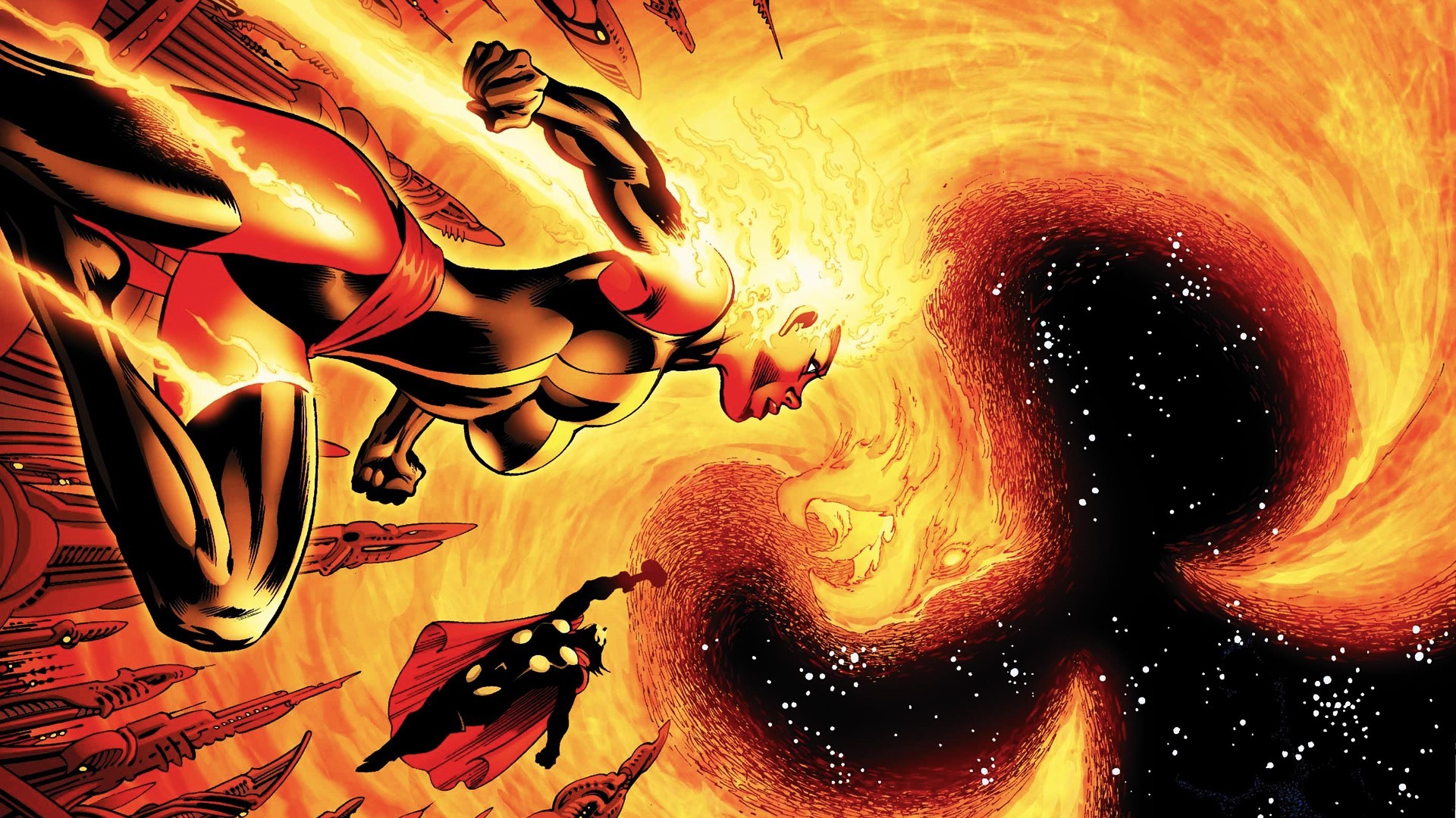 Dark Phoenix Wallpaper Dark Phoenix Thor Marvel Comics Wallpapers HD Desktop 