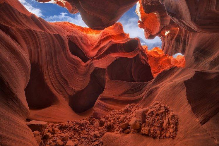 rock, Landscape, Rock Formation, Antelope Canyon HD Wallpaper Desktop Background