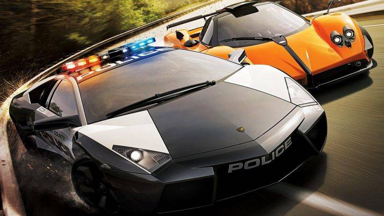 Lamborghini, Lamborghini Reventon, Pagani Zonda Cinque, Pagani, Need For Speed: Hot Pursuit, Video Games HD Wallpaper Desktop Background