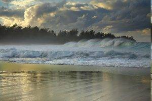 nature, Sea, Beach, Waves