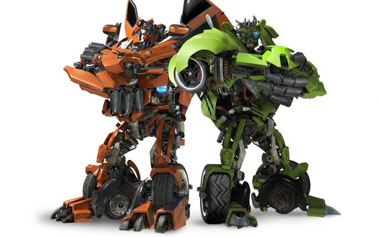 robot, Transformers, Green, Orange HD Wallpaper Desktop Background