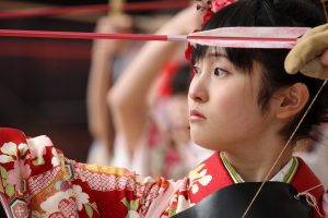 Japanese, Women, Bows, Martial Arts, Kyudo