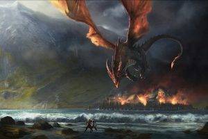 J. R. R. Tolkien, Fantasy Art, Dragon, The Hobbit, Smaug, The Lord Of The Rings
