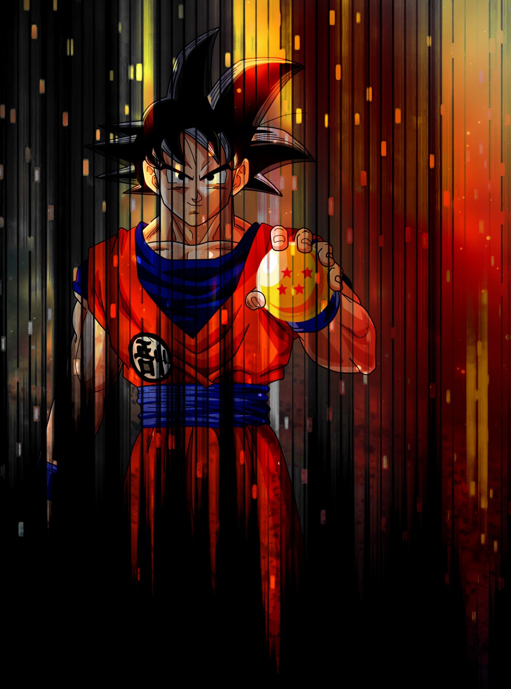 Dragon Ball Z, Red, Lines Wallpapers HD / Desktop and Mobile Backgrounds