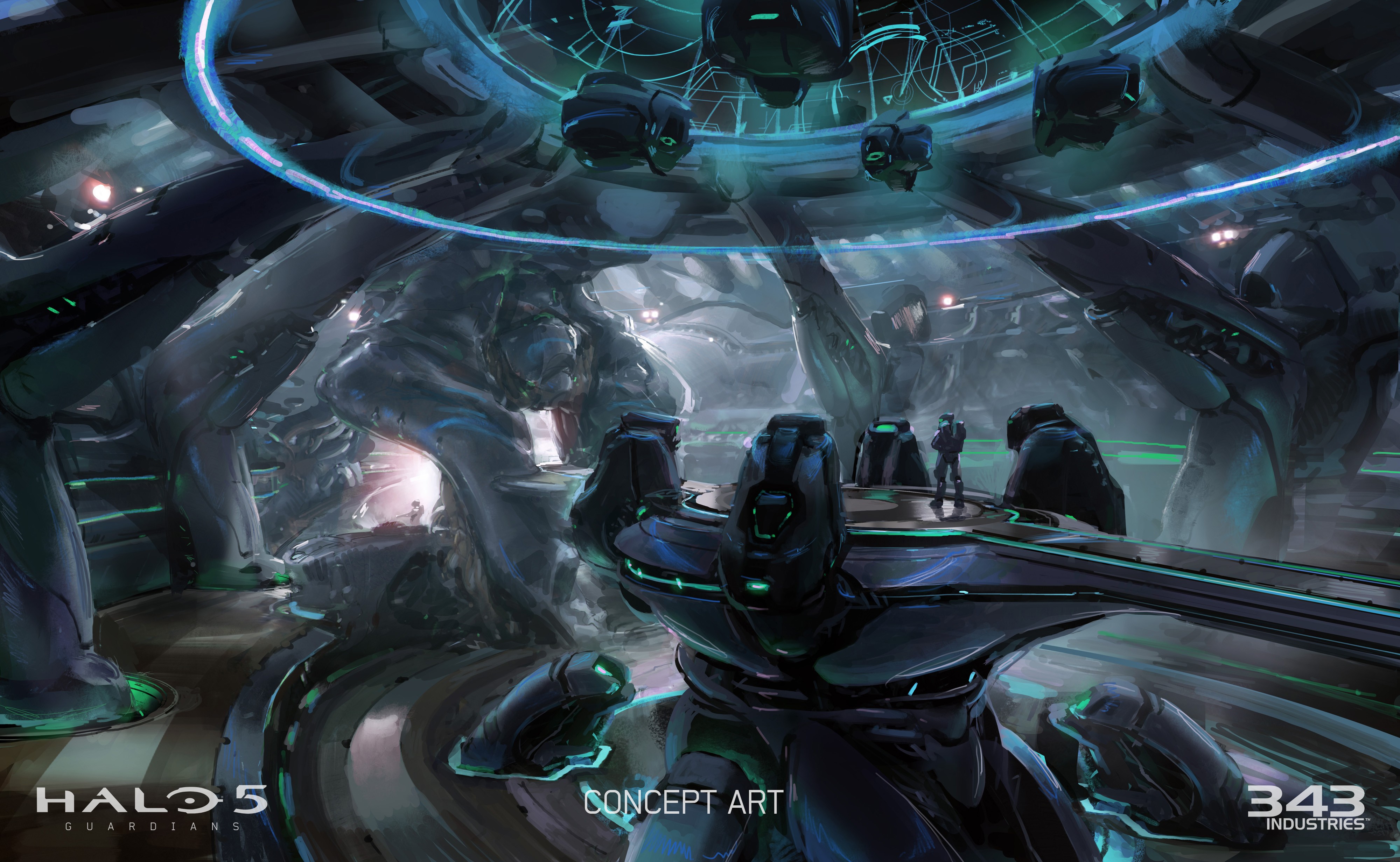 Halo, Master Chief, Halo 5, Xbox One, Halo: Master Chief Collection, Video Games, Concept Art Wallpaper