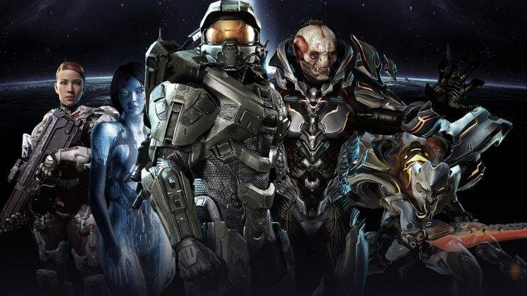 Halo, Master Chief, Halo 4, Xbox One, Halo: Master Chief Collection, Cortana, Video Games, Didact HD Wallpaper Desktop Background