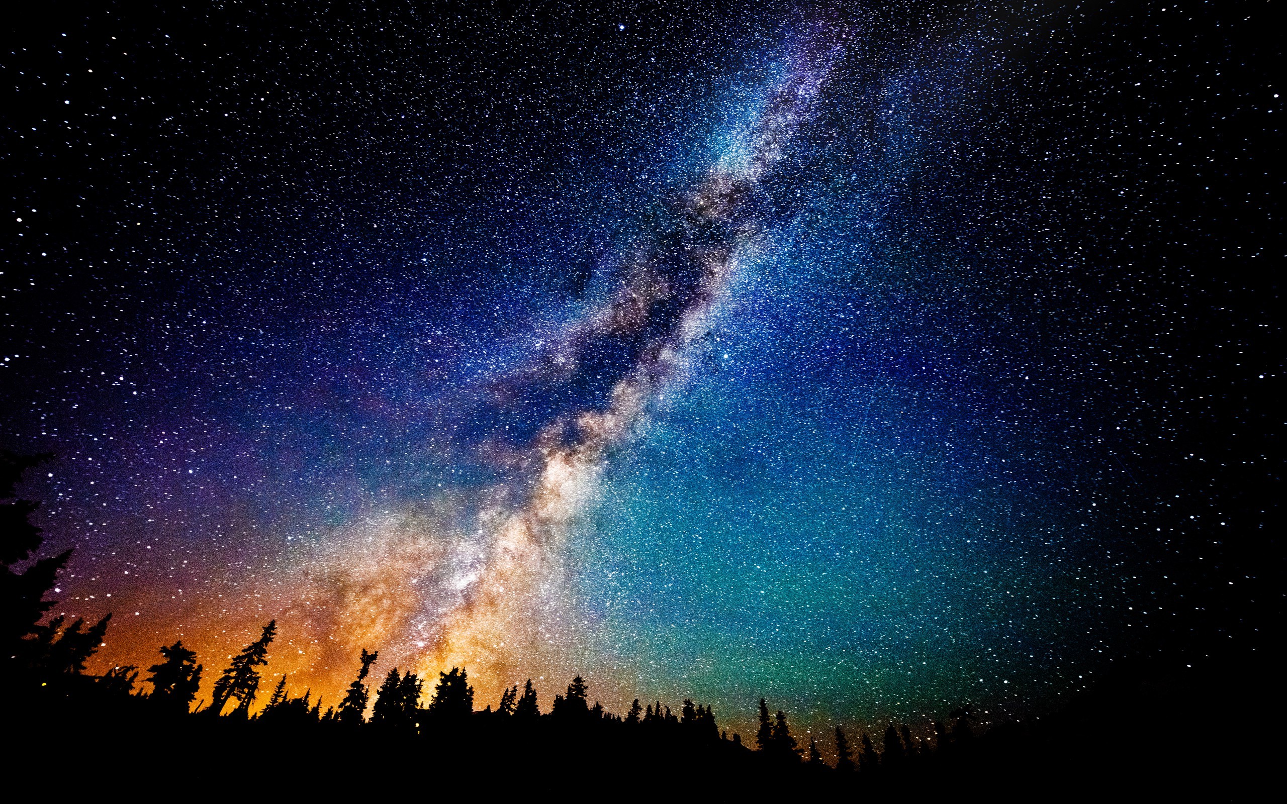 stars, Space, Milky Way Wallpaper