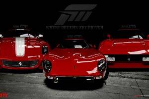 car, Red Cars, Ferrari