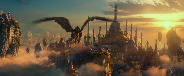 Warcraft Movie, Warcraft, Wow Movie, Movie, Griffin, Alliance, Fly HD Wallpaper Desktop Background