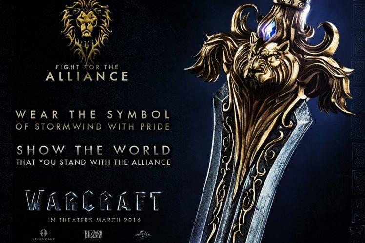 Warcraft Movie, Warcraft, Wow Movie, Movie, Poster, Alliance HD Wallpaper Desktop Background