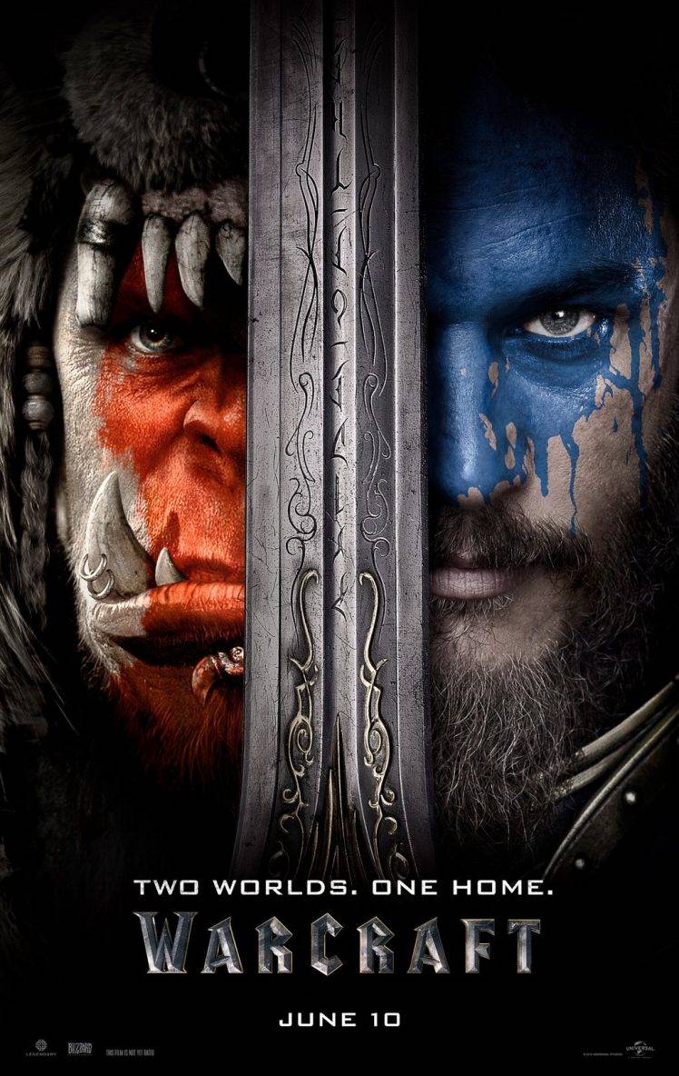 Warcraft Movie, Warcraft, Wow Movie, Movie, Poster, Alliance, Horde, Lothar, Durotan, Travis Fimmel HD Wallpaper Desktop Background