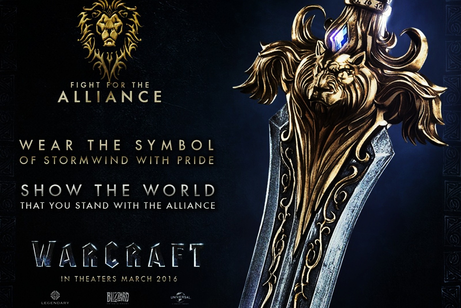 Warcraft Movie, Warcraft, Wow Movie, Movie, Poster, Alliance Wallpaper