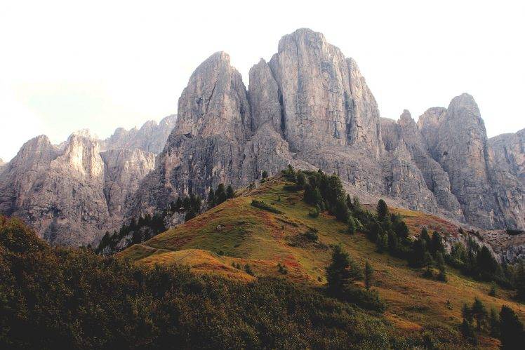 nature, Mountain, Hill, Trees HD Wallpaper Desktop Background