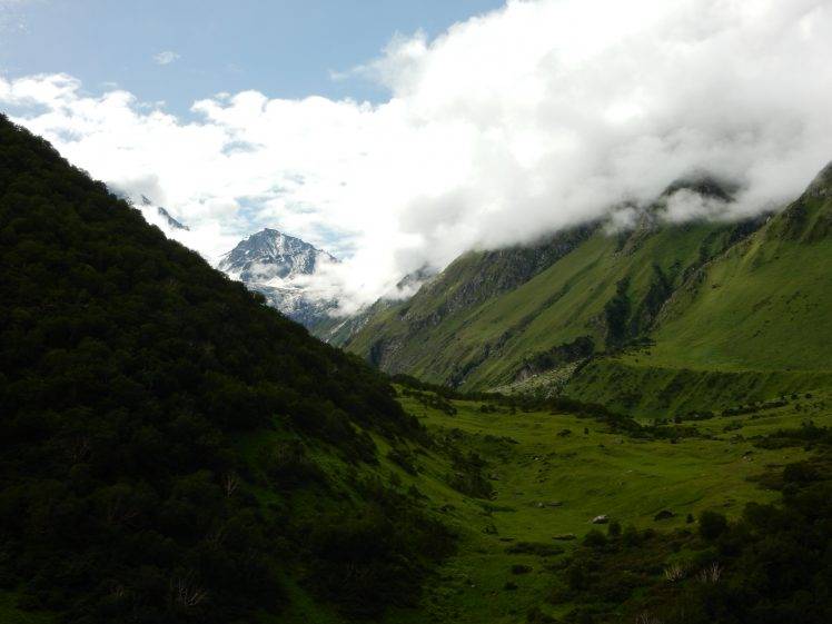Himalayas, India, Valley, Clouds, Nature HD Wallpaper Desktop Background