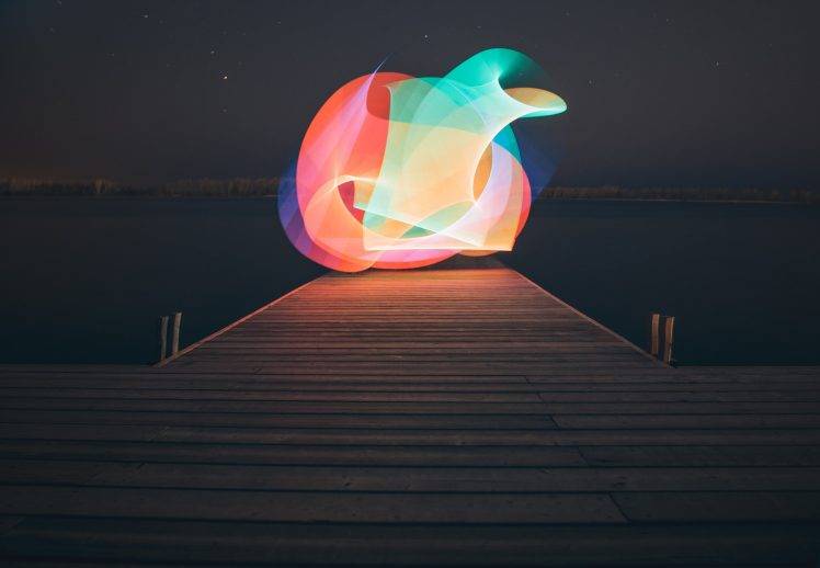 minimalism, Lake, Glowing HD Wallpaper Desktop Background