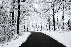 nature, Winter, Snow, Road