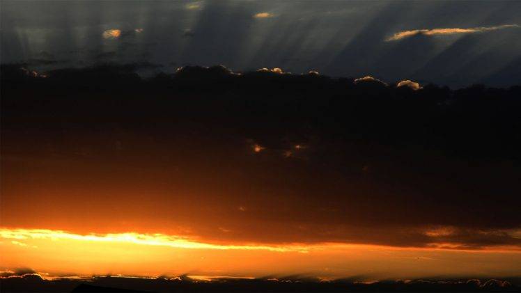 clouds, Nature, Sun, Sunset HD Wallpaper Desktop Background