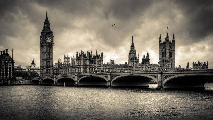 London, Big Ben, River Thames HD Wallpaper Desktop Background