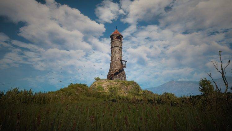 The Witcher 3: Wild Hunt, Lighthouse, Nature HD Wallpaper Desktop Background