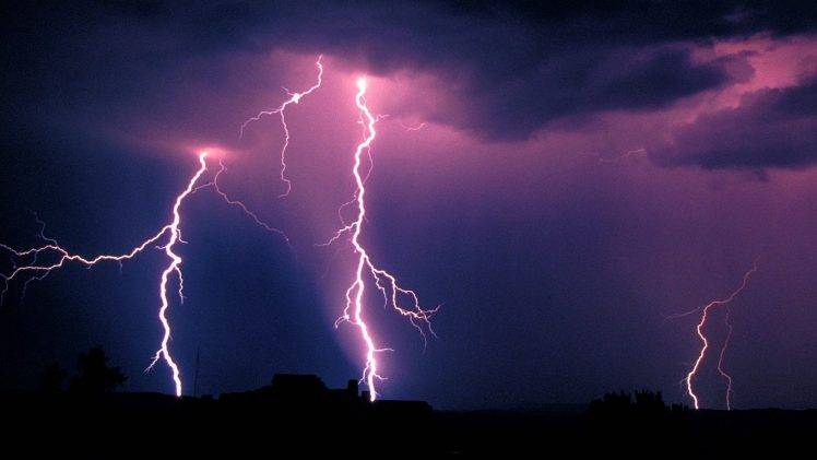 lightning, Night, Nature, Clouds HD Wallpaper Desktop Background