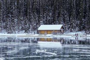 house, Winter, Snow, Nature, Water, Ice