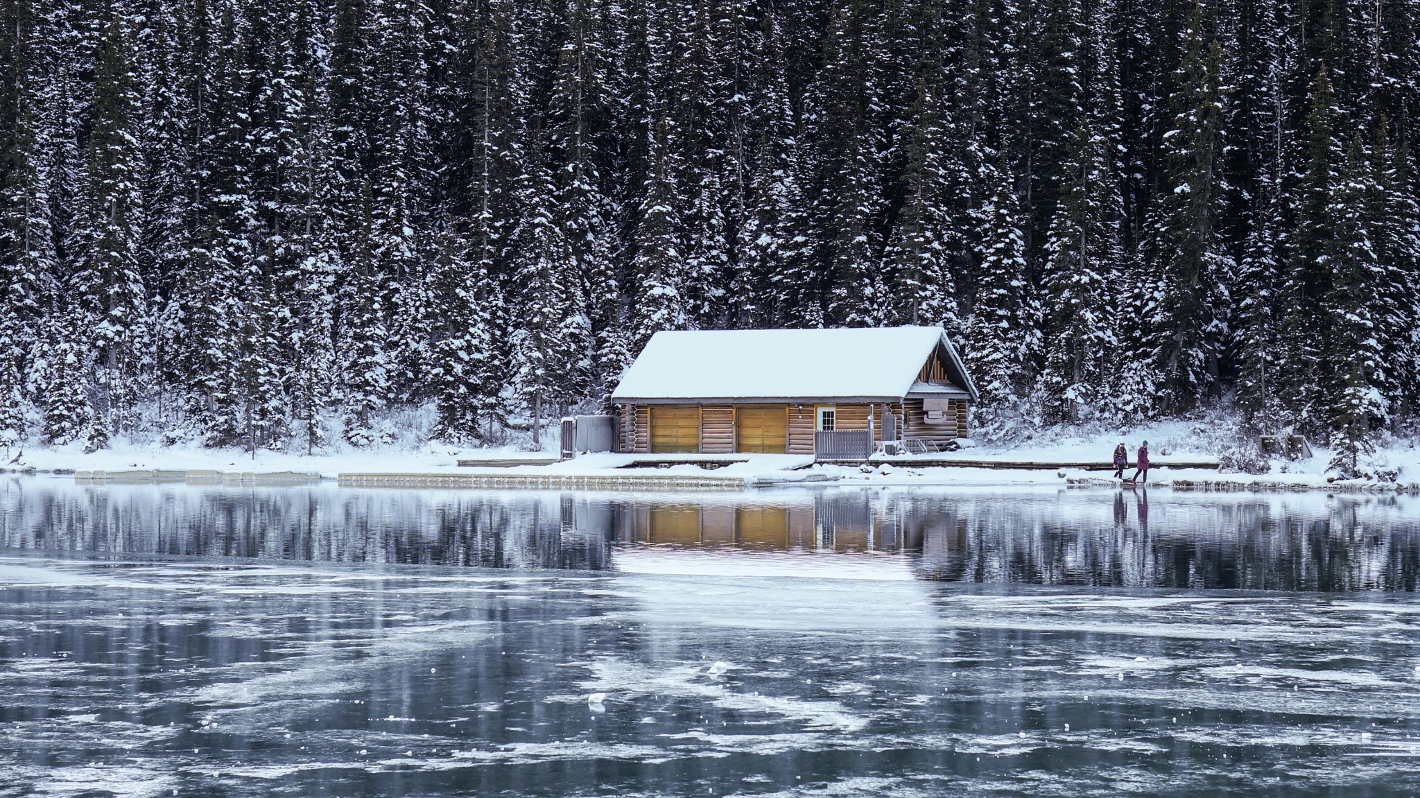 house, Winter, Snow, Nature, Water, Ice Wallpaper
