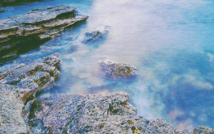 water, Blue, Beach, Nature HD Wallpaper Desktop Background