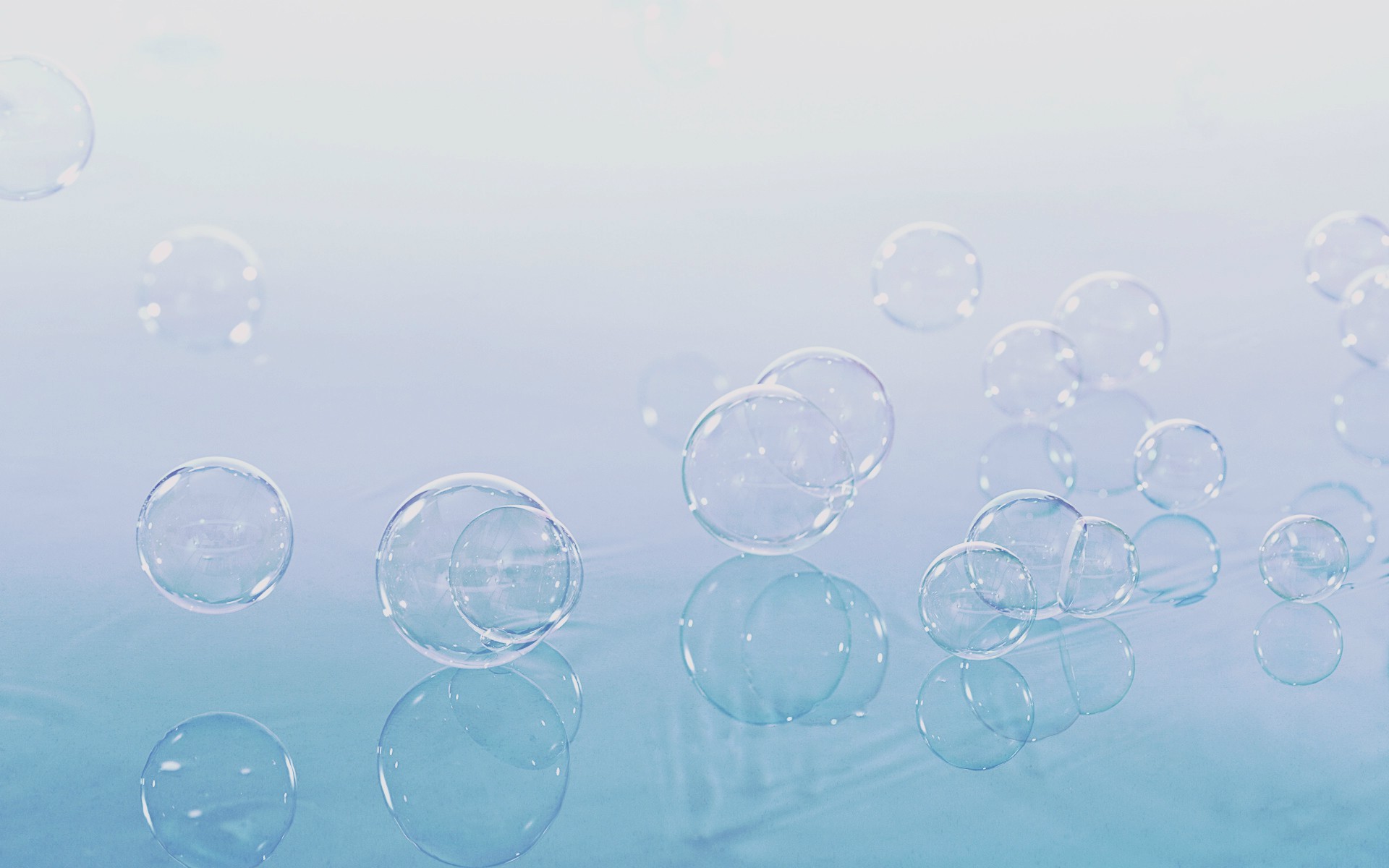 nature, Green, Bubbles Wallpaper