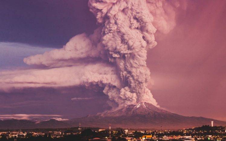 nature, Colorful, Photography, Volcano, Volcanic Eruption HD Wallpaper Desktop Background