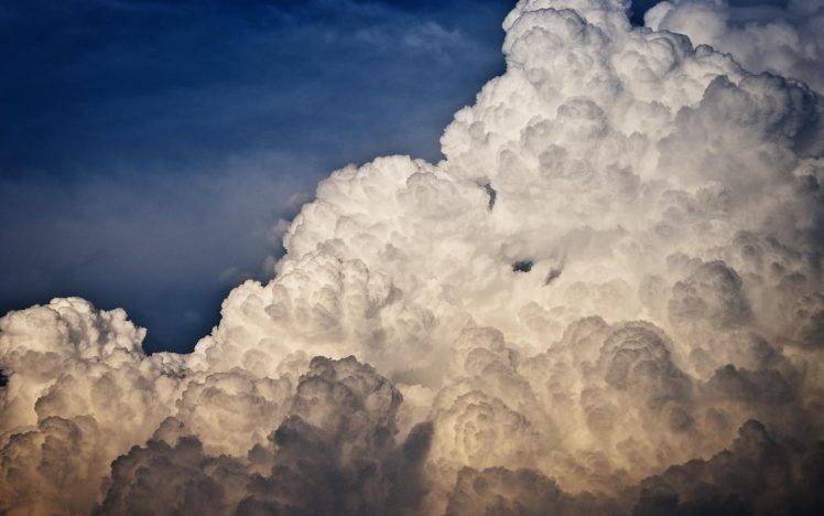clouds, Nature, Sky, Aerial View HD Wallpaper Desktop Background