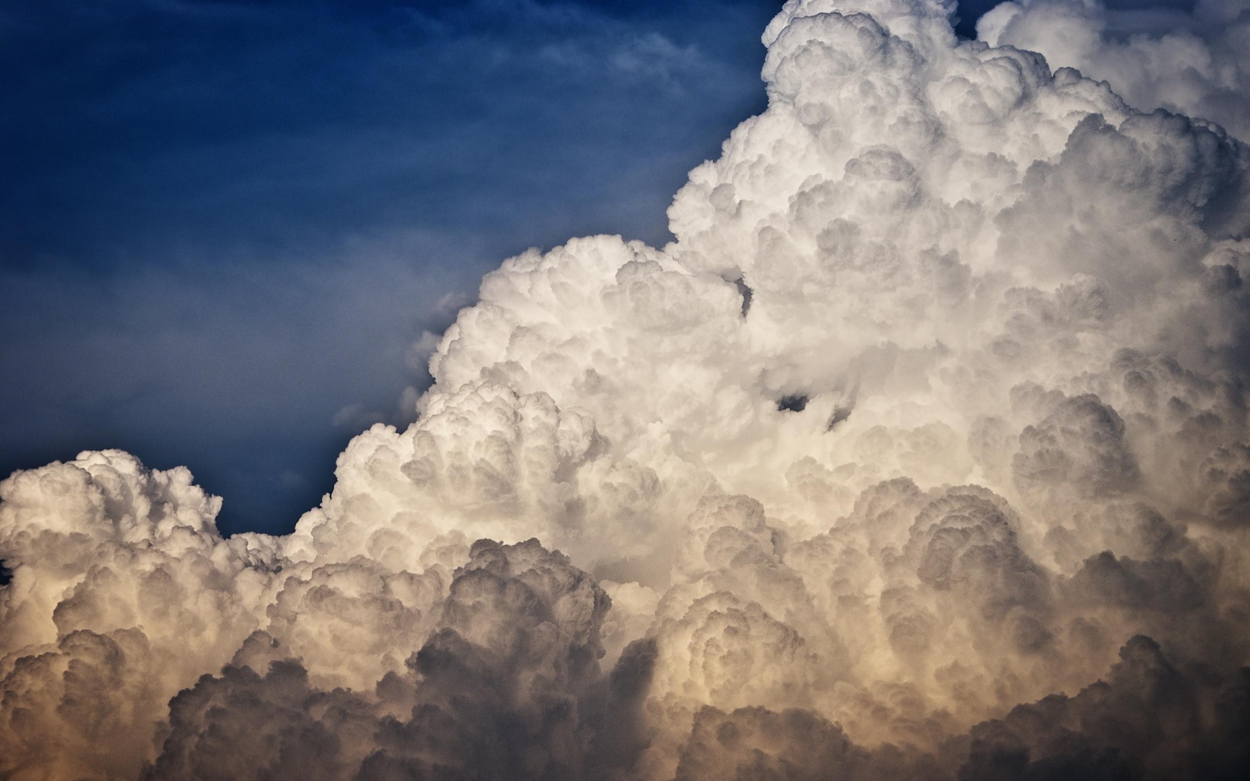 clouds, Nature, Sky, Aerial View Wallpaper