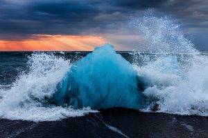 ice, Iceland, Nature, Sea