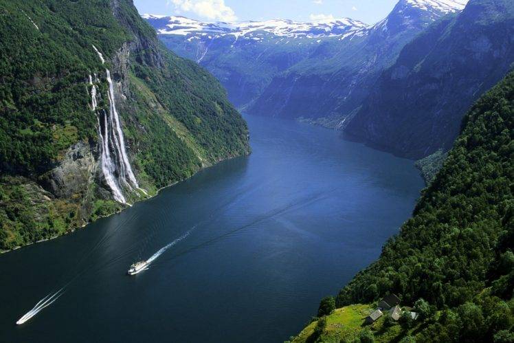nature, Mountain, River, Norway HD Wallpaper Desktop Background