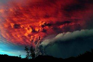 volcano, Chile, Eruption, Eruptions, Nature