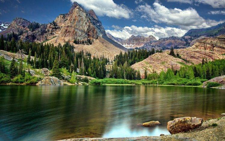 mountain, Nature HD Wallpaper Desktop Background