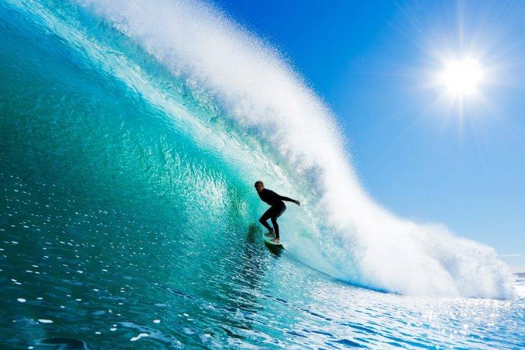 waves, Nature, Surfing HD Wallpaper Desktop Background