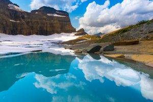 Glacial Lake, Nature, Mountain